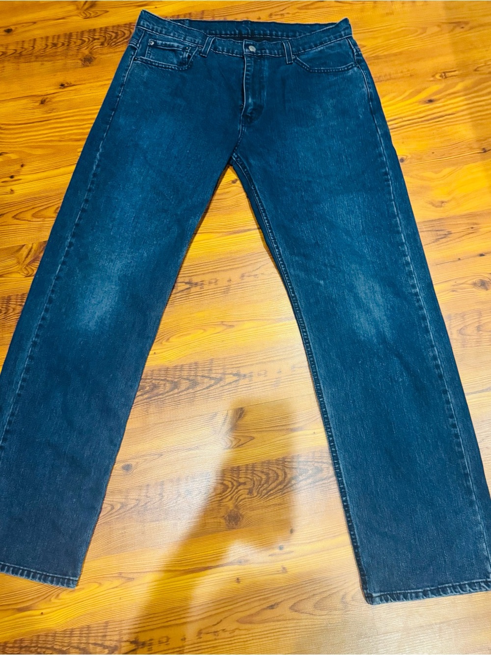 Levi's Straight Fit Dark Blue Jeans